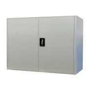 Armadio Basso con Ante Battenti Bertesi - 1 Ripiano - 100x45x100 cm - BB100 G (Grigio)