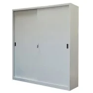 Armadio Ante Scorrevoli Alto Bertesi - 8 Ripiani - 180x45x200 cm - SA 180 (Grigio)