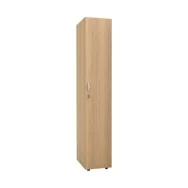 Guardaroba in Melaminico Artexport - 1 Ante - 33x52x185 cm - 2624-4 (Noce Chiaro)