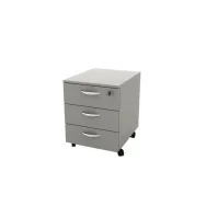 Cassettiera 3 Cassetti su Ruote Artexport - 41x50x52,5h cm - 17020/99/3T (Grigio)