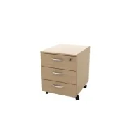 Cassettiera 3 Cassetti su Ruote Artexport - 41x50x52,5 cm - 17020/CC/3T (Rovere)