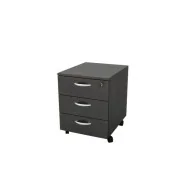 Cassettiera 3 Cassetti su Ruote Artexport - 41x50x52,5 cm - 17020/88/3T (Nero Venato)