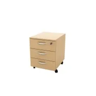 Cassettiera 3 Cassetti su Ruote Artexport - 41x50x52,5 cm - 17020/66/3T (Faggio)