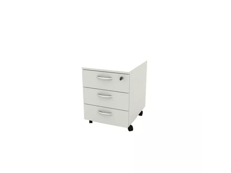 Cassettiera 3 Cassetti su Ruote Artexport - 41x50x52,5 cm - 17020/33/3T (Bianco)