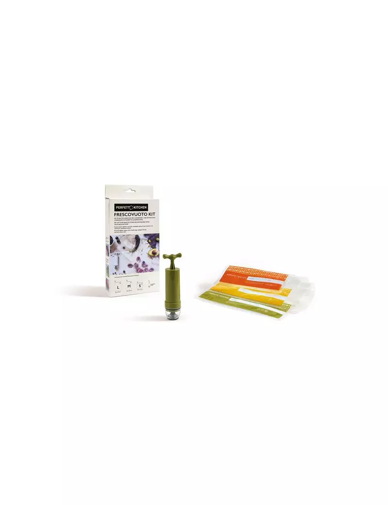 Kit Frescovuoto Frigo Perfetto - 8 Buste + Pompetta - 29000