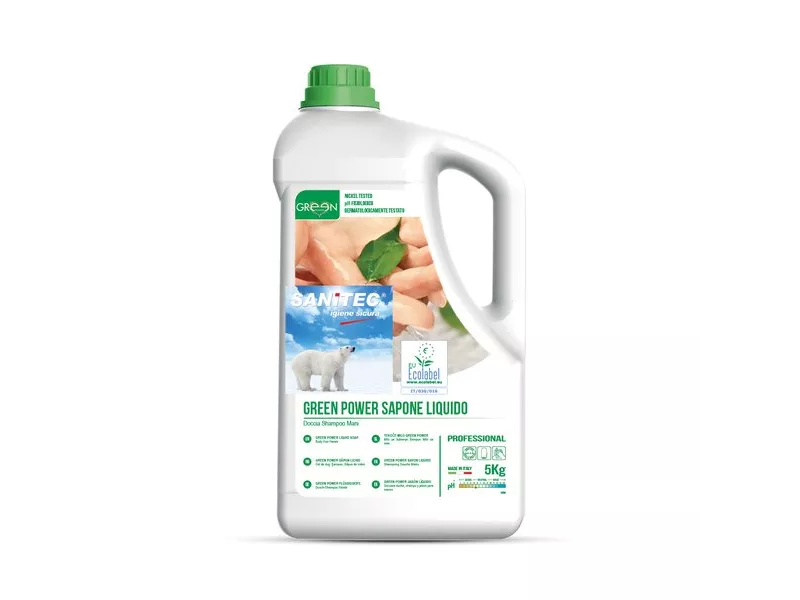 Sapone Liquido Mani Greeen Power Sanitec - 5 Kg - 4006
