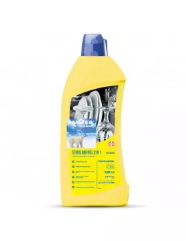 Detergente Gel con Brillantante per Lavastoviglie Sanitec - 1 Litro - 1161-S
