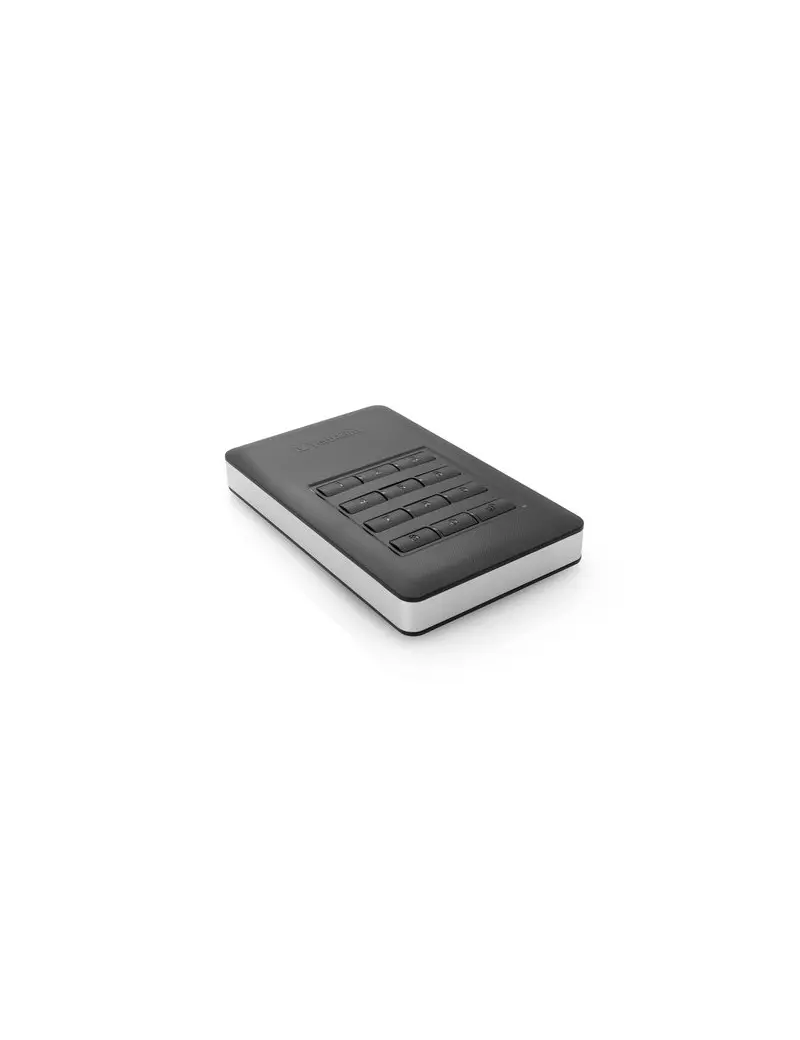 Hard Disk Portatile USB 3.1 con Tastierino di Accesso Store 'n' Go Secure Verbatim - 1TB - 53401