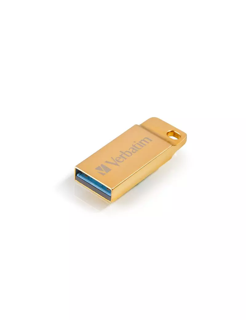 Pen Drive USB 3.0 Metal Executive Gold Verbatim - 64GB - 99106 (Oro)