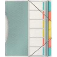 Classificatore Colour'Ice Esselte - 6 Divisori - 26,6x32 cm - 626255 (Multicolor)