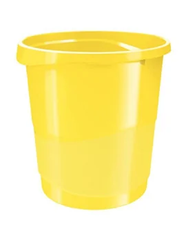 Cestino Gettacarte Europost Esselte - 14 Litri - 28,5x25,8x32,2 cm - 623946 (Giallo)