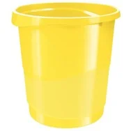 Cestino Gettacarte Europost Esselte - 14 Litri - 28,5x25,8x32,2 cm - 623946 (Giallo)