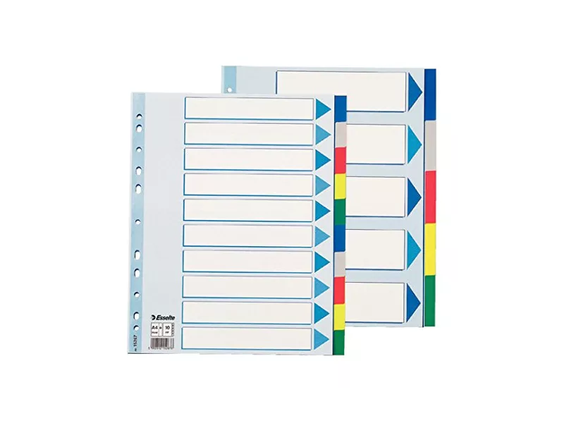 Intercalare Neutro in PPL Esselte - A4 Maxi - 5 Tasti - 152660 (Multicolore) Intercalare Neutro in PPL Esselte - A4 Maxi - 5 Tasti - 152660 (Multicolore)