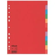 Separatori in Cartoncino Esselte - A4 - 12 Tasti - 100202 (Assortiti)