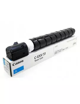 Toner Originale Canon C-EXV51c 0482C002 (Ciano 60000 pagine)