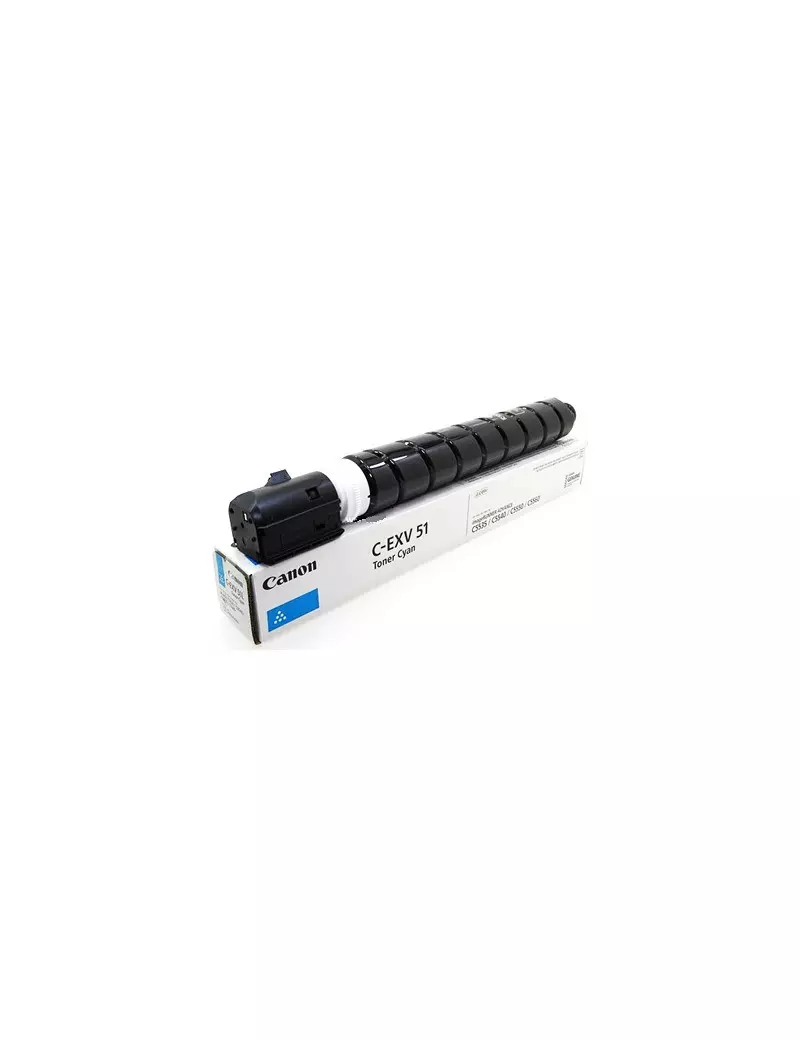 Toner Originale Canon C-EXV51c 0482C002 (Ciano 60000 pagine) Toner Originale Canon C-EXV51c 0482C002 (Ciano 60000 pagine)