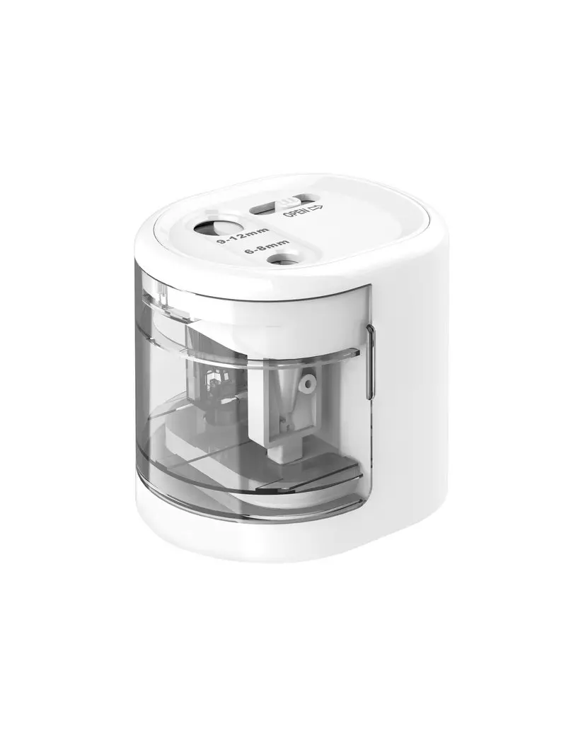 Temperamatite Elettrico da Tavolo Rapesco - 2 Fori - 1448 (Bianco) Temperamatite Elettrico da Tavolo Rapesco - 2 Fori - 1448 (Bianco)
