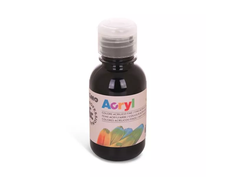 Colore Acrilico Primo Morocolor - 125 ml - 402TA125800 (Nero)