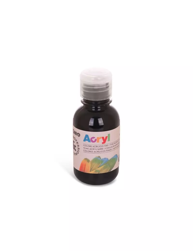 Colore Acrilico Primo Morocolor 125 ml 402TA125800 Nero 8006919314025