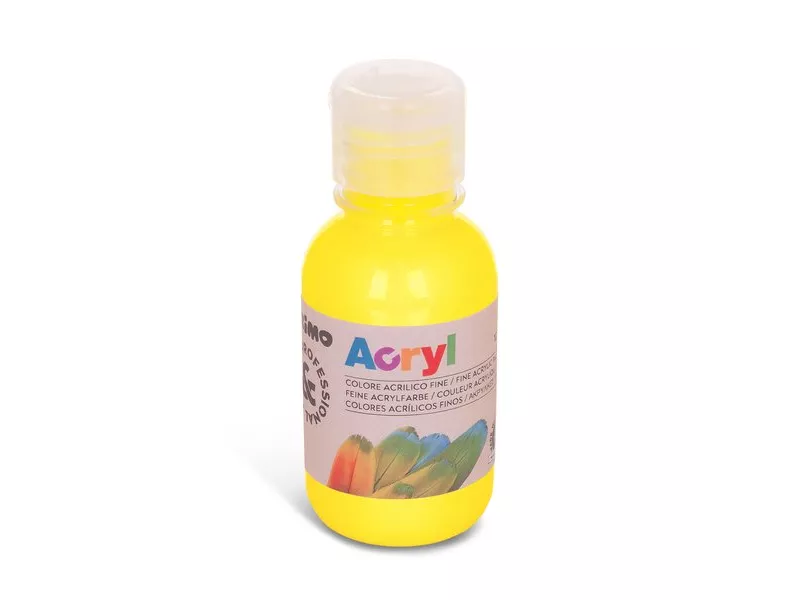 Colore Acrilico Primo Morocolor - 125 ml - 402TA125201 (Giallo Primario)