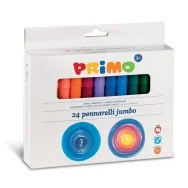 Pennarelli Jumbo Primo - Punta Maxi - 604JUMBO24 (Assortiti Conf. 24)