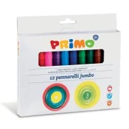 Pennarelli Jumbo Primo - Punta Maxi - 603JUMBO12 (Assortiti Conf. 12)