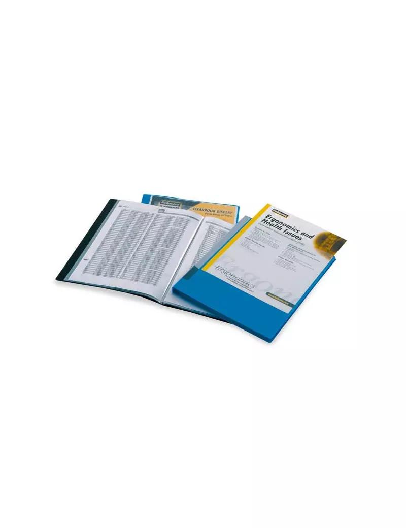 Portalistino Personalizzabile in PPL Fellowes - 22x30 cm - 20 Buste - 40325-NE (Nero) Portalistino Personalizzabile in PPL Fellowes - 22x30 cm - 20 Buste - 40325-NE (Nero)
