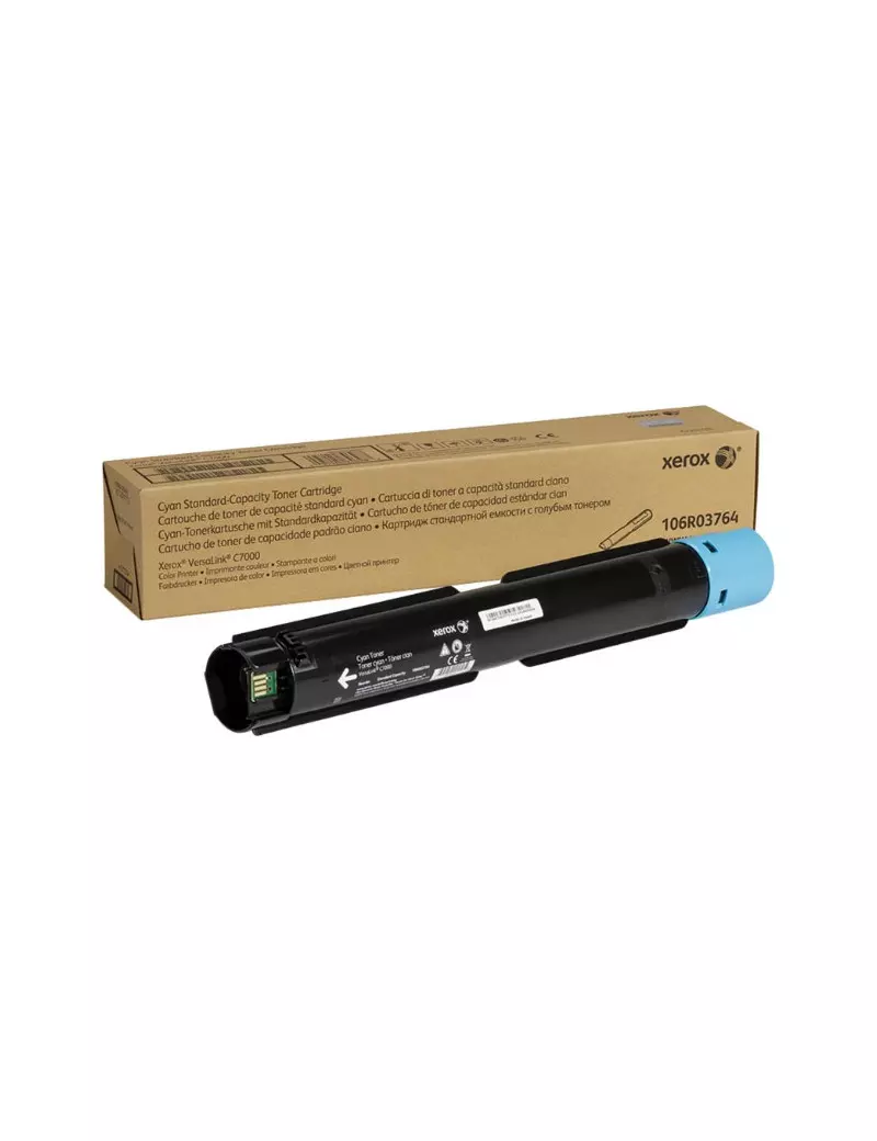 Toner Originale Xerox 106R03764 (Ciano 3300 pagine) Toner Originale Xerox 106R03764 (Ciano 3300 pagine)
