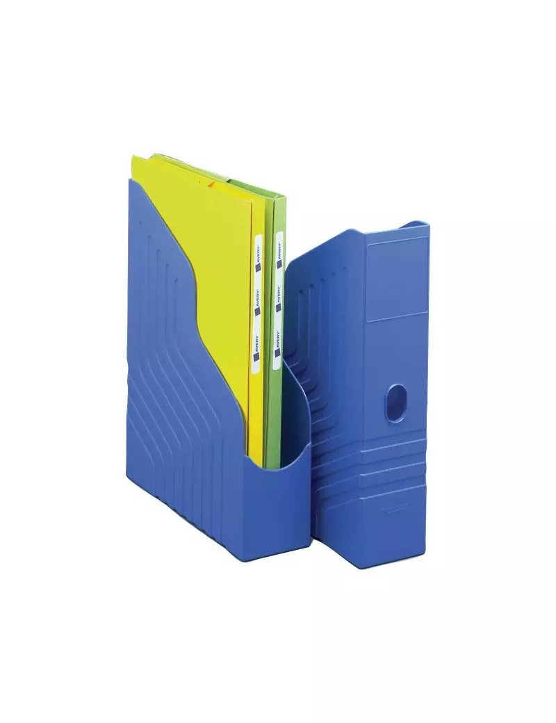 Portariviste Magazine Rack Rexel - 8x25x32 cm - 00045004 (Blu)