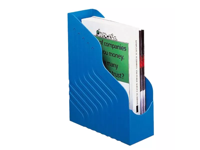 Portariviste Magazine Rack Jumbo Rexel - 10x25x32 cm - 00049104 (Blu) Portariviste Magazine Rack Jumbo Rexel - 10x25x32 cm - 00049104 (Blu)