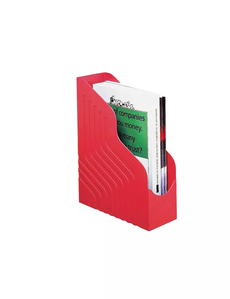 Portariviste Magazine Rack Jumbo Rexel - 10x25x32 cm - 00049111 (Rosso) Portariviste Magazine Rack Jumbo Rexel - 10x25x32 cm - 00049111 (Rosso)