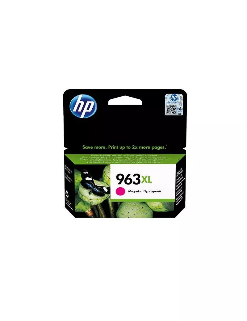 Cartuccia Originale HP 3JA28AE 963XL (Magenta 1600 pagine) Cartuccia Originale HP 3JA28AE 963XL (Magenta 1600 pagine)