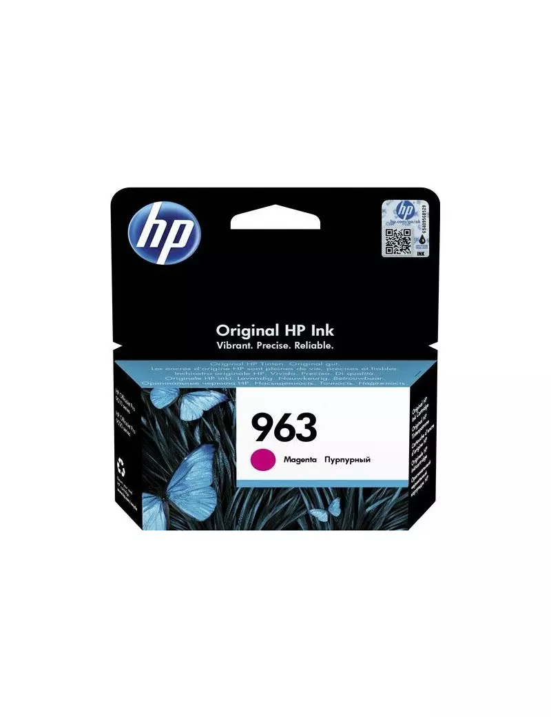 Cartuccia Originale HP 3JA24AE 963 (Magenta 700 pagine)