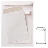 Busta a Sacco Pigna - con Strip - 16x23 cm - 80 g - 002946323 (Bianco Conf. 500)