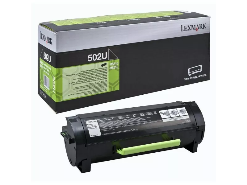 Toner Originale Lexmark 50F2U0E 502U (Nero 20000 pagine)