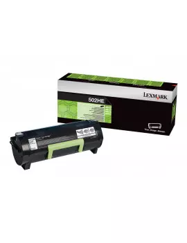 Toner Originale Lexmark 50F2H0E 502HE (Nero 5000 pagine)