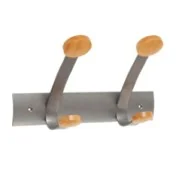 Appendiabiti da Parete Duo e Trio Alba - 28x15x27 cm - 4 Posti (Grigio)