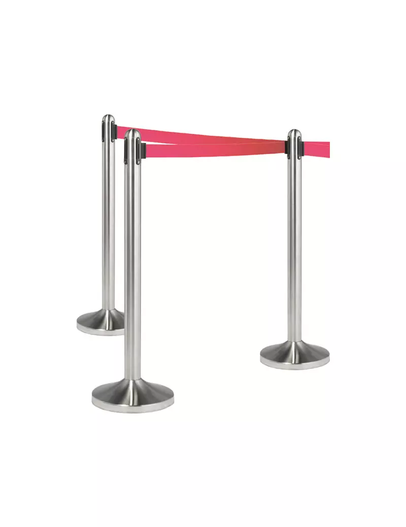 Colonnina Separa Code Securit - RS-RT-RVS-RD-SET (Acciaio con Nastro Rosso) Colonnina Separa Code Securit - RS-RT-RVS-RD-SET (Acciaio con Nastro Rosso)
