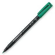 Penna con Punta Sintetica Lumocolor Permanent 313 SF Staedtler - Punta Superfine - 0,4 mm - 313-5 (Verde Conf. 10)