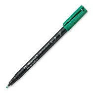 Penna con Punta Sintetica Lumocolor Permanent 318 F Staedtler - Punta Fine - 0,6 mm - 318-5 (Verde Conf. 10)