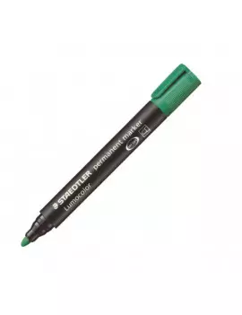 Marcatore Lumocolor Permanent 352 Staedtler - Punta Tonda - 2 mm - 352-5 (Verde Conf. 10)