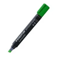 Marcatore Lumocolor Permanent 350 Staedtler - Punta Scalpello - 2-5 mm - 350-5 (Verde Conf. 10)