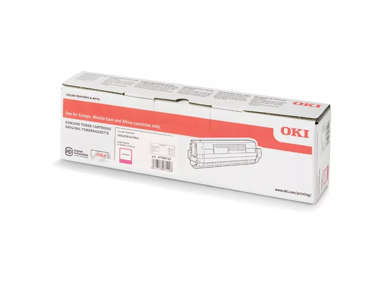 Toner Originale Oki 47095702 (Magenta 5000 pagine)