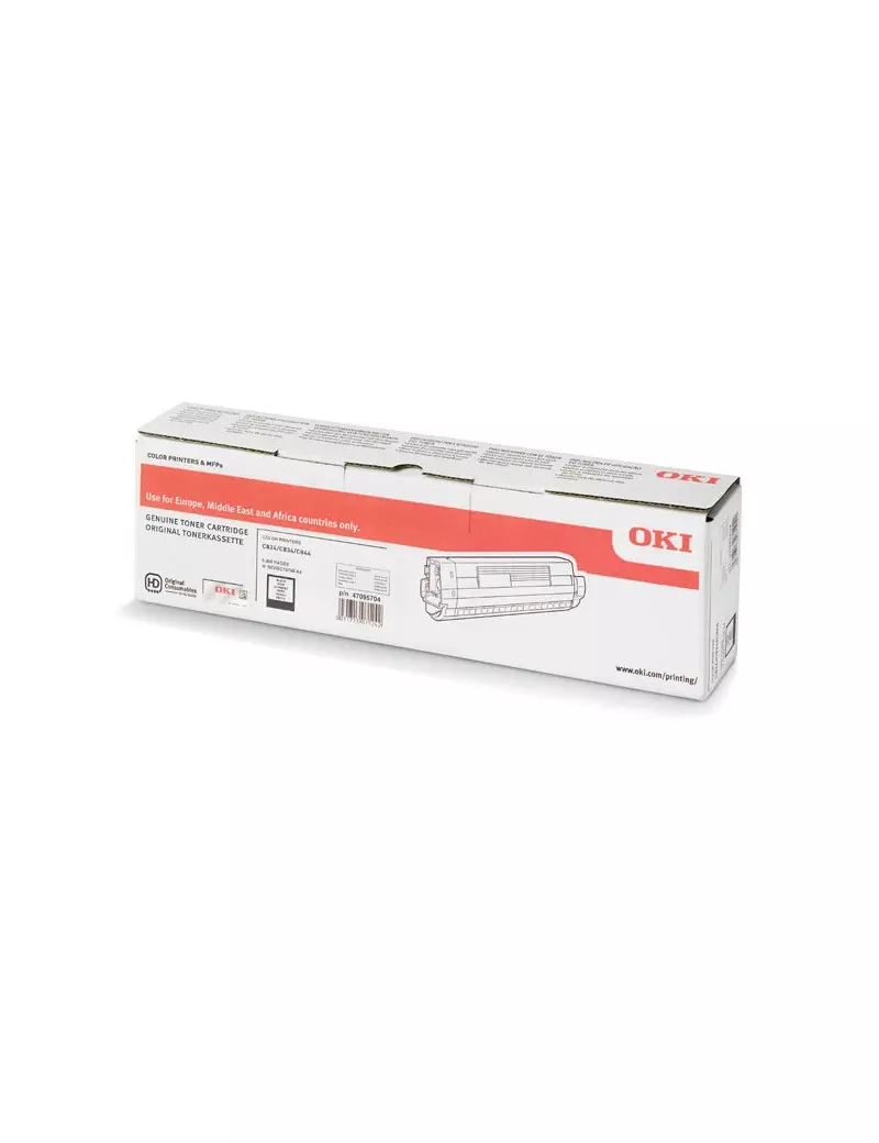 Toner Originale Oki 47095704 (Nero 5000 pagine) Toner Originale Oki 47095704 (Nero 5000 pagine)