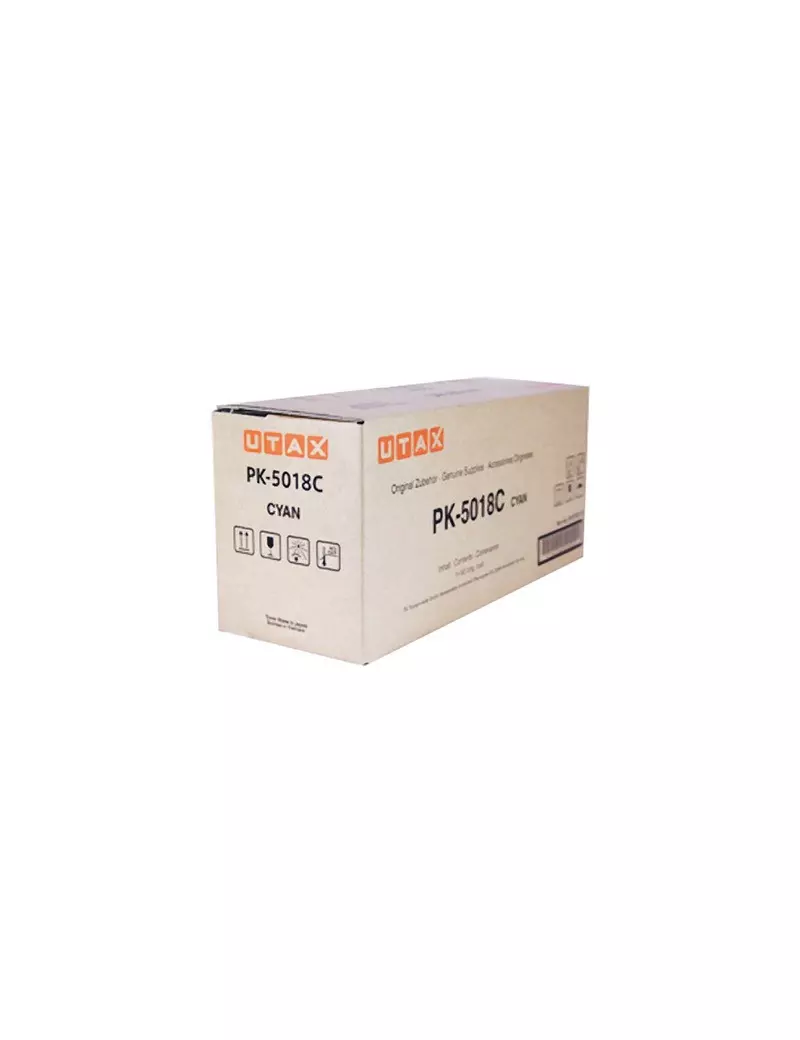 Toner Originale Utax PK-5018C 1T02TWCUT0 (Ciano 11000 pagine) Toner Originale Utax PK-5018C 1T02TWCUT0 (Ciano 11000 pagine)