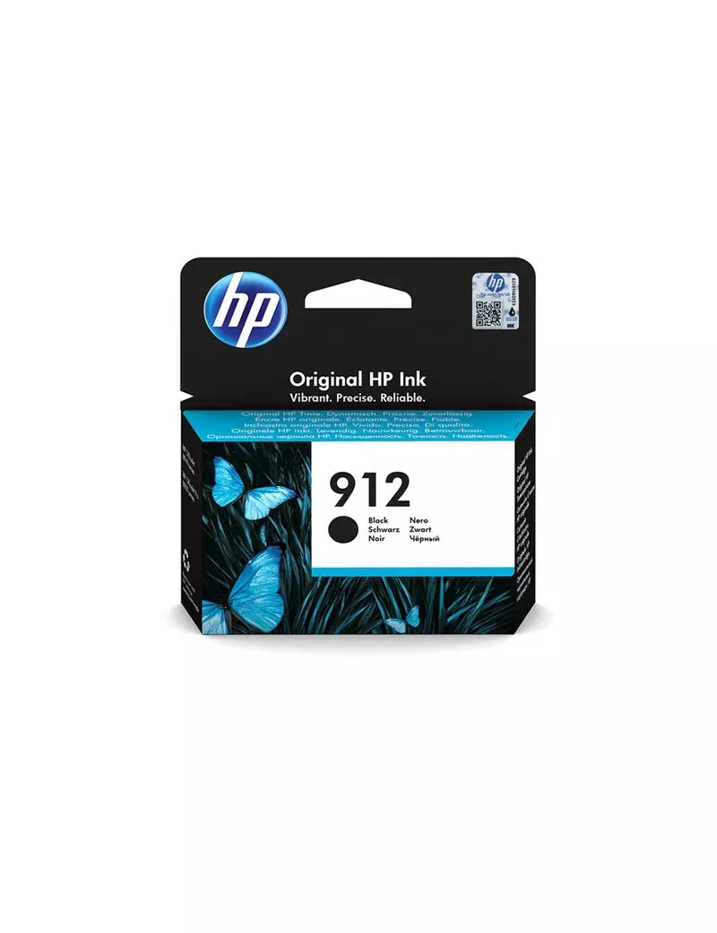 Cartuccia Originale HP 3YL80AE 912 (Nero 300 pagine)