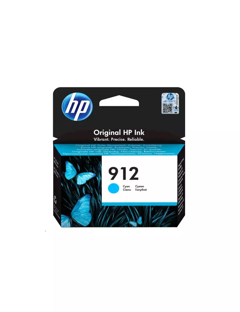 Cartuccia Originale HP 3YL77AE 912 (Ciano 315 pagine) Cartuccia Originale HP 3YL77AE 912 (Ciano 315 pagine)