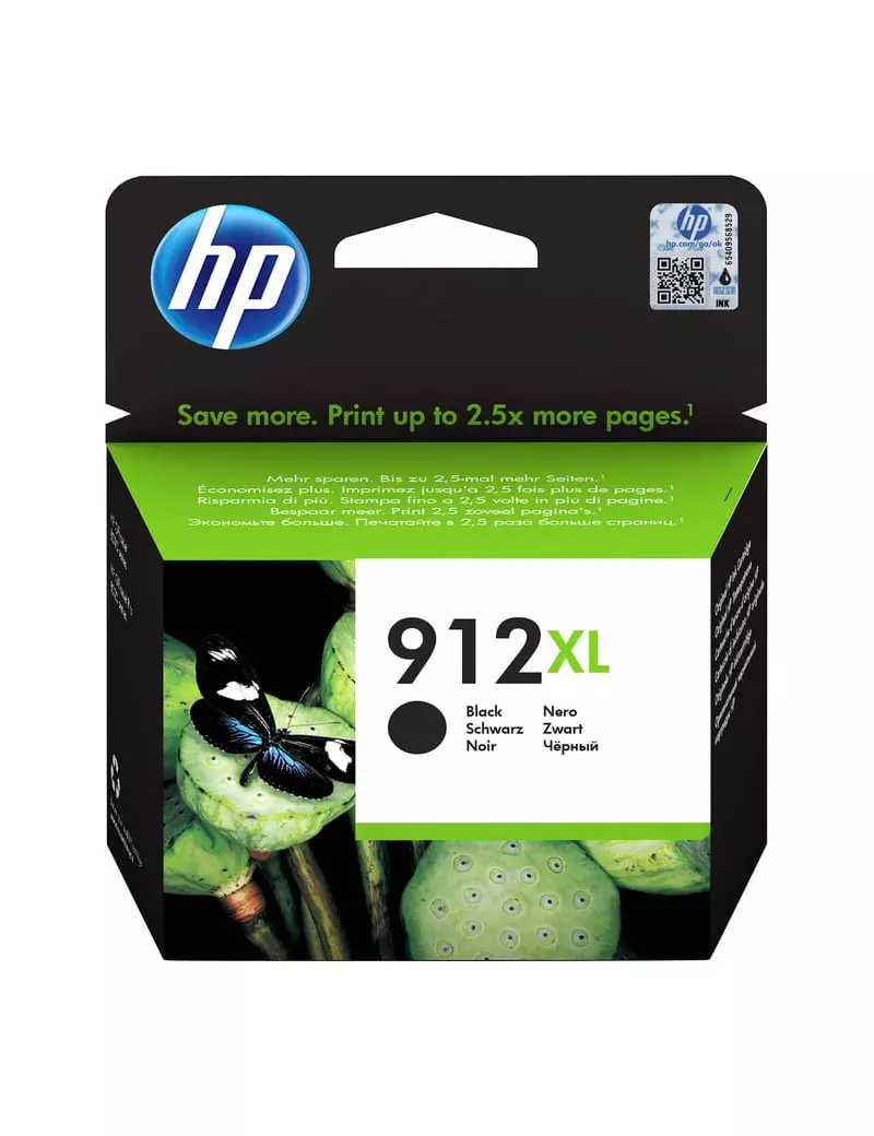 Cartuccia Originale HP 3YL84AE 912XL (Nero 825 pagine)