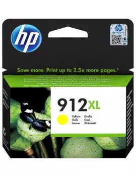 Cartuccia Originale HP 3YL83AE 912XL (Giallo 825 pagine)