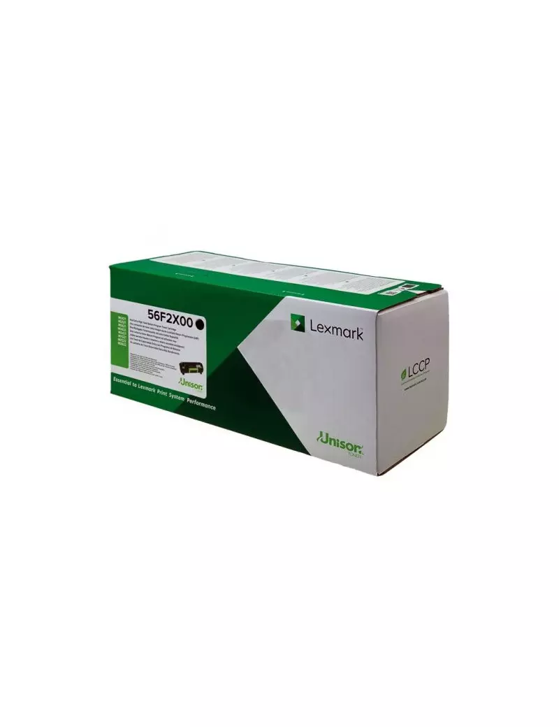 Toner Originale Lexmark 56F2X00 (Nero 20000 pagine) Toner Originale Lexmark 56F2X00 (Nero 20000 pagine)